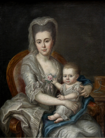 Kobieta z dzieckiem, Anna Rosina Lisiewska, ok. 1770-1780, Muzeum Narodowe w Warszawie