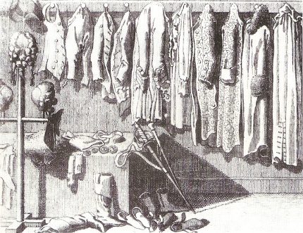 Garderoba męska, Daniel Chodowiecki, ok. 1769 - 1770