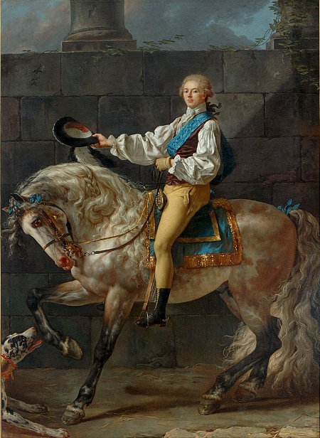 portret konny Stanisława Kostki Potockiego