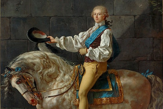 Portret konny Stanisława Kostki Potckiego