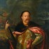 Portret Jana III na tle bitwy