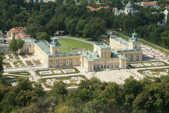 Wilanów z lotu ptaka, fot. Z. Myczkowski