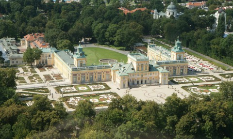 Wilanów z lotu ptaka, fot. Z. Myczkowski