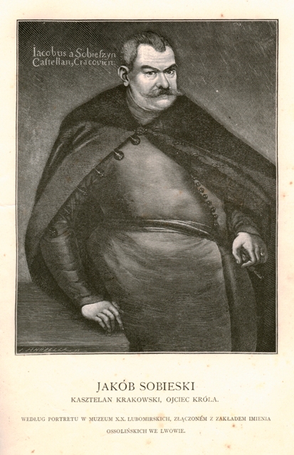 Jakub Sobieski, rycina Juliana Schübelera, 1883; Biblioteka Narodowa