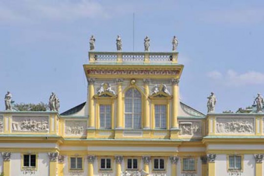 Korpus Główny Pałacu po zakończeniu prac konserwatorskich, 2012 rok, fot. M. Kulpa
