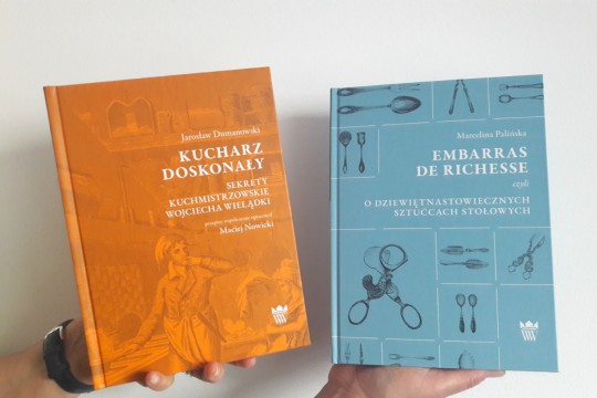 3 Book with recipes from 18th century and book about 19th century cutlery and table culture, photo by Agnieszka Indyk.jpg