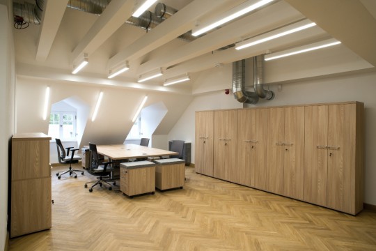 Biuro w Oficynie Kuchennej po remoncie, 2019, fot. A. Indyk