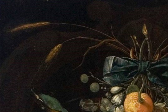 Martwa natura z kwiatów i owoców (fragment), Abraham Mignon, 2 poł, XVII w., Muzeum Pałacu Króla Jana III w Wilanowie_królewskie menu.jpg