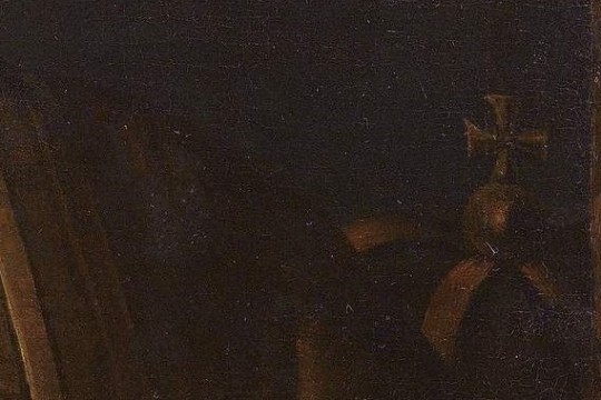 Portret Jana III w wieńcu laurowym (fragment)