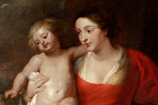 Madonna z Dzieciątkiem, fragment
