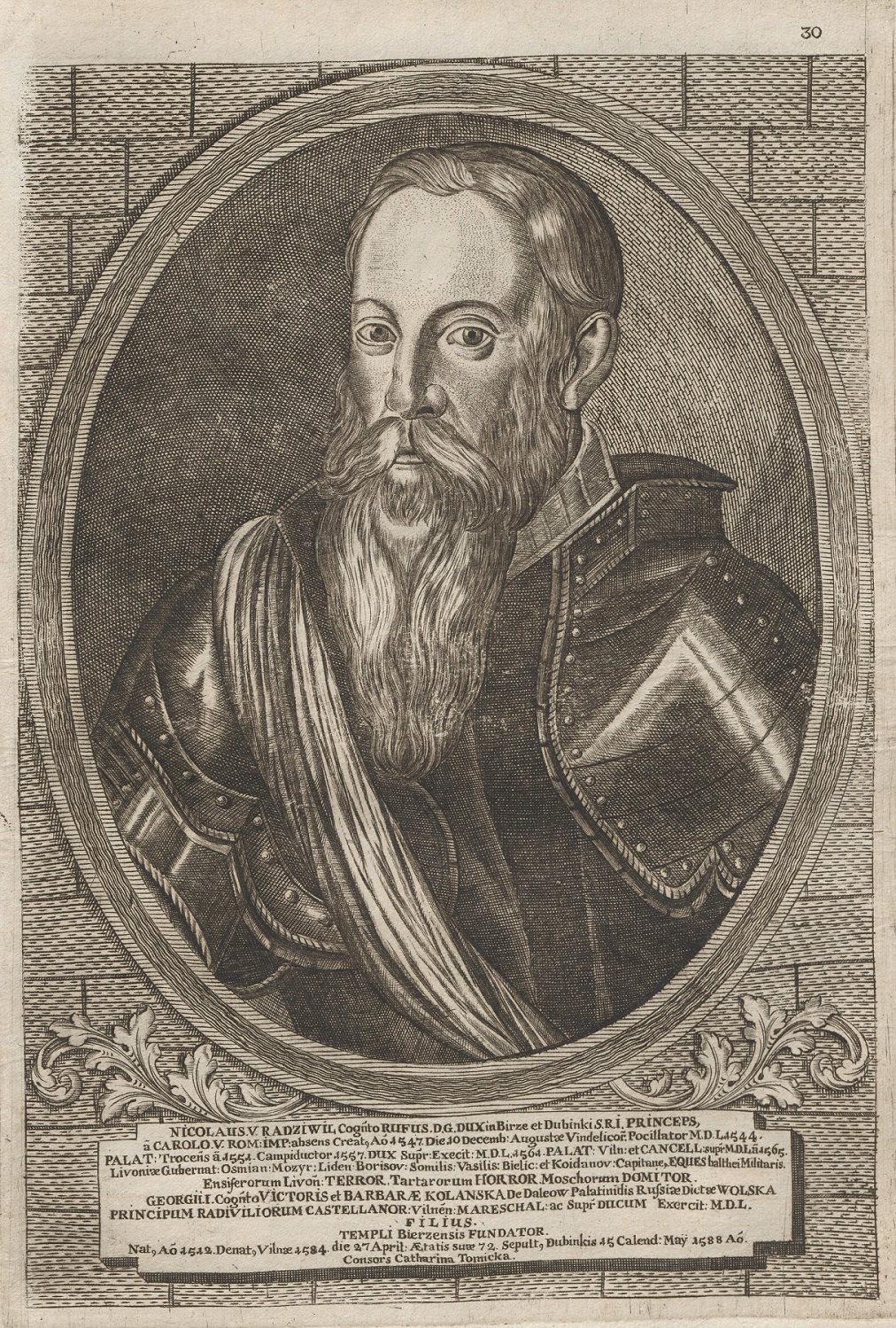 Portret Mikołaja V Radziwiłła, zw. Rudym