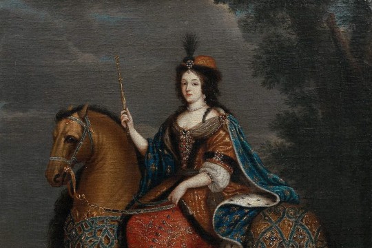 Maria Kazimiera Sobieska na koniu