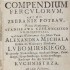 Staropolskie książki kucharskie - „Compendium ferculorum czyli zebranie potraw” (1682)