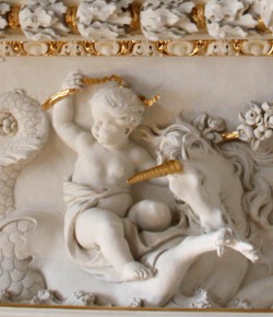 Detal z Sypialni Króla w pałacu w Wilanowie, fot. W. Holnicki