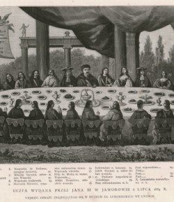 Uczta w Jaworowie wg XIX-wiecznej grafiki