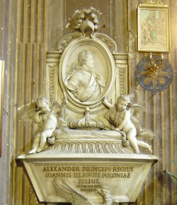 Nagrobek Aleksandra Benedykta Sobieskiego, kościół Santa Maria della Concezione 