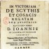 In victoriam de Scythiis et Cosacis relatam sub auspiciis [...] Joannis [...] Sobieski