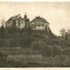 Zamek w Olesku na starej fotografii